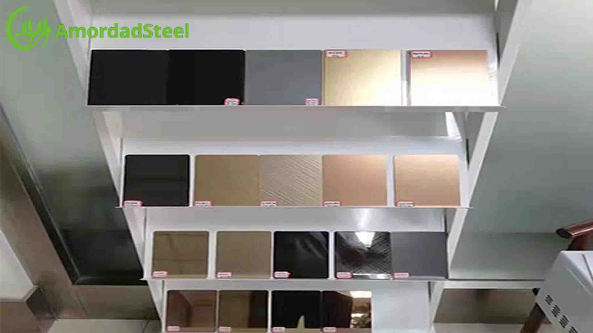 استیل رنگی در معماری