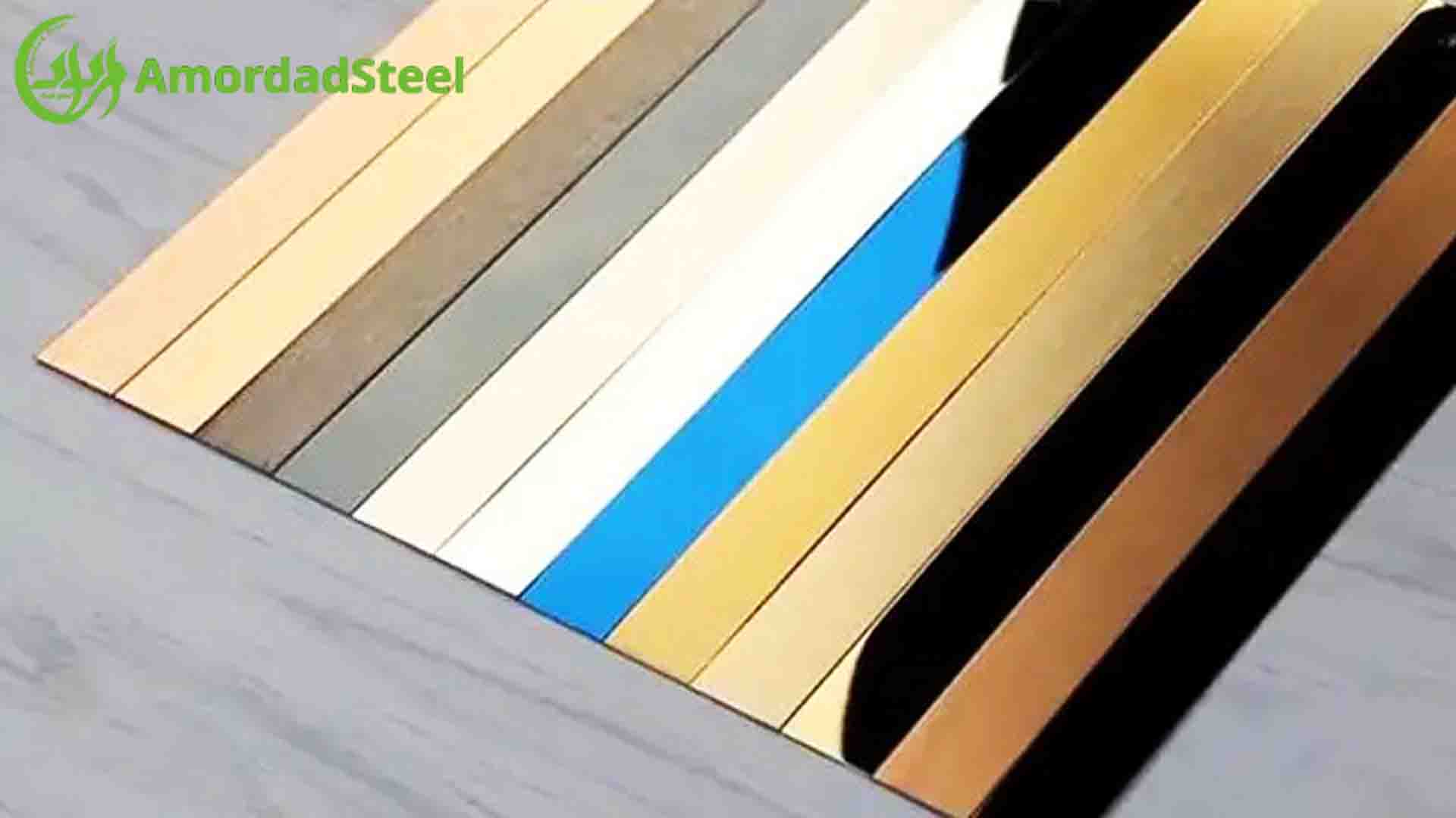 خرید استیل رنگی